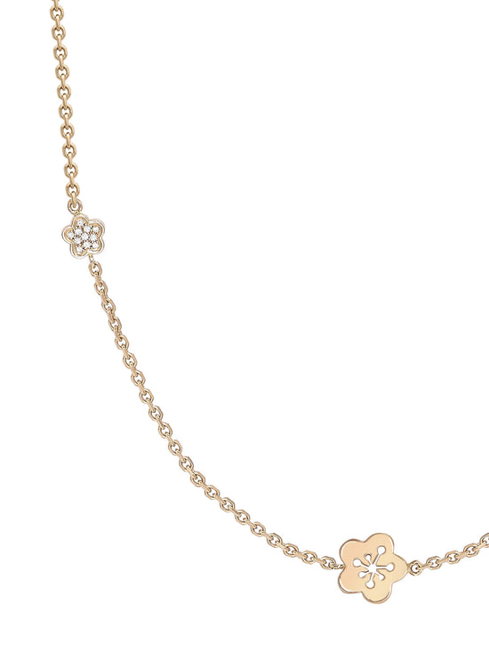 Blossom Long Rose Gold Necklace