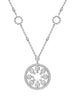 Circus Large White Gold Diamond Pendant