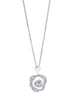 Maymay Rose Platinum Diamond Pendant