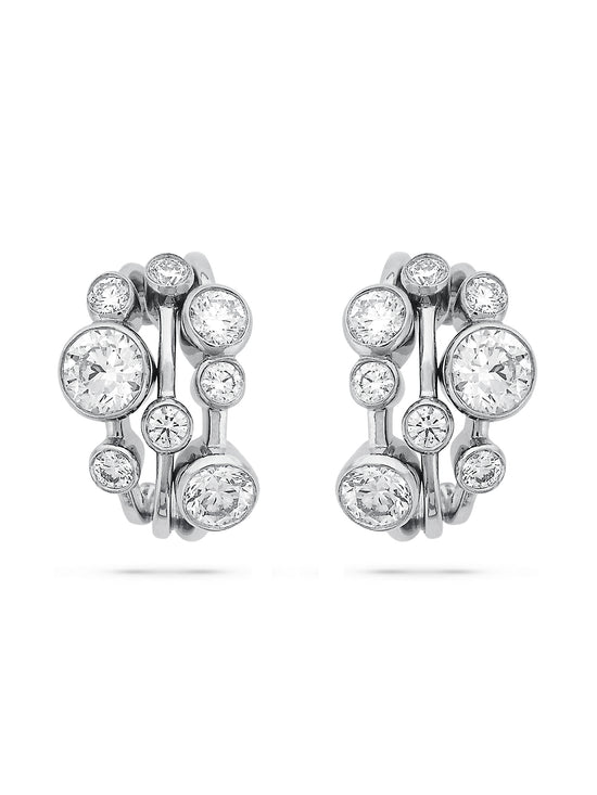 Raindance Large Diamond Hoop Earrings