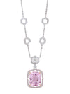 Moroccan Morganite White Gold Pendant