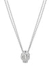 The Knot White Gold Diamond Pendant