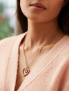 Sophie Open Heart Rose Gold Diamond Pendant