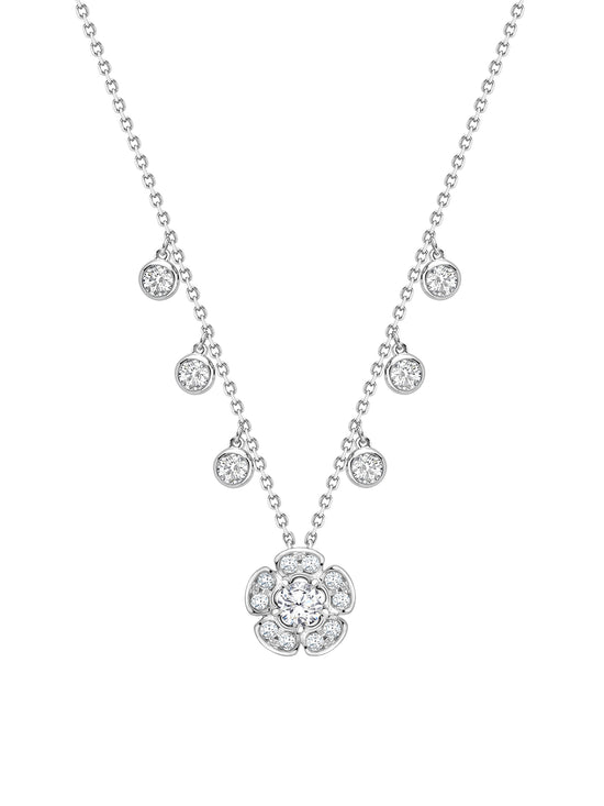 Secret Garden Walled Garden Platinum Diamond Pendant