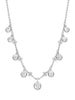 Beach Large Platinum Diamond Necklace