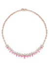 Secret Garden Spinel Diamond Rose Gold Necklace