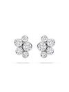 Raindance Large Cluster Diamond Stud Earrings