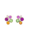 Raindance White Gold Rainbow Watercolour Earrings