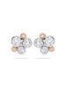 Raindance Pink Diamond Cluster Earrings