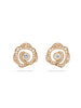 Maymay Rose Large Rose Gold Diamond Earrings