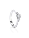 Cupid Round Brilliant Platinum Diamond Engagement Ring