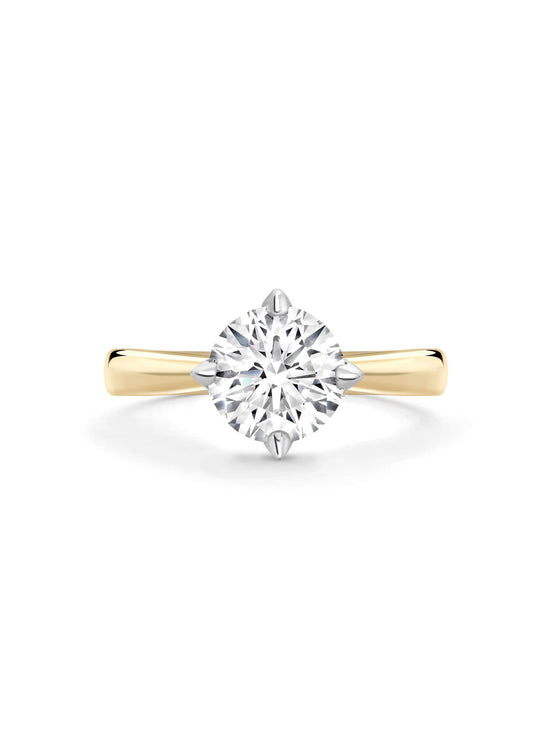 Boodles Brilliance Yellow Gold Diamond Engagement Ring