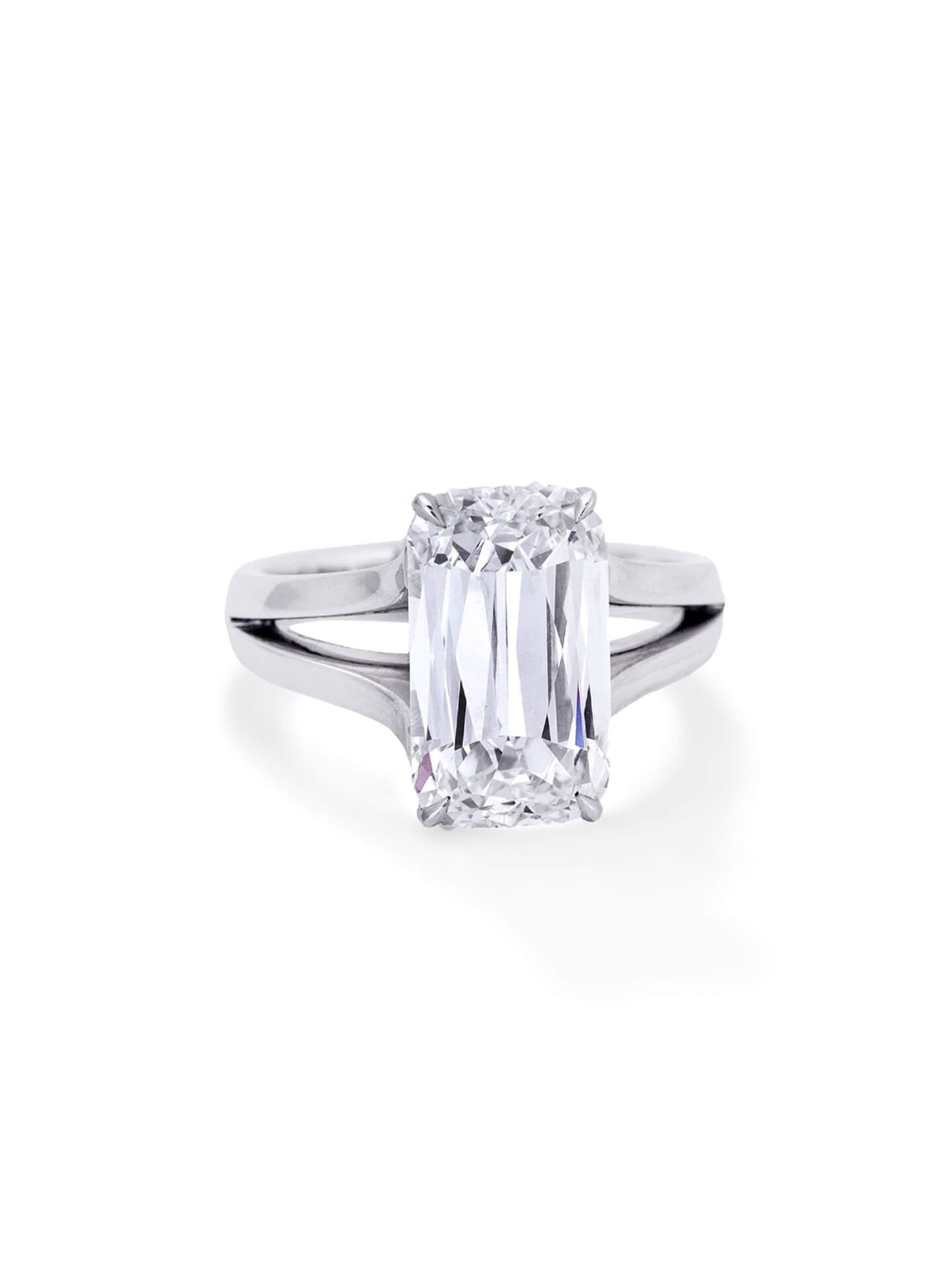Ashoka Platinum Diamond Ring With Open Shoulders | Boodles