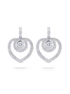 Sophie Platinum Diamond Earrings