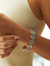 Sophie Platinum Mother Of Pearl Platinum Bracelet