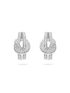 The Knot White Gold Diamond Earrings