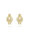 The Knot Yellow Gold Diamond Earrings