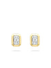 Florentine Ashoka Yellow Gold Diamond Stud Earrings