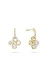 Be Boodles Yellow Gold Diamond Drop Earrings