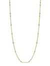 Raindance Long Yellow Gold Diamond Necklace