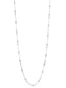 Raindance Large Long Platinum Diamond Necklace