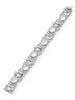 Raindrop Moonstone Pink Opal White Gold Bracelet