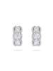 Ashoka Vintage Platinum Diamond Hoop Earrings