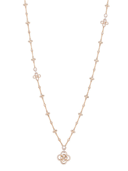 Be Boodles Long Rose Gold Necklace