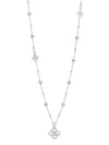 Be Boodles Long White Gold Necklace