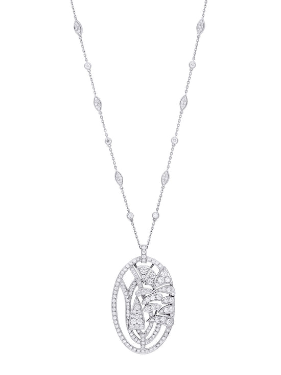 Rievaulx Diamond Platinum Pendant