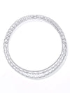 The Tide Triple Row Diamond Collar