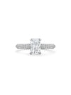 Petal Ashoka Platinum Diamond Engagement Ring