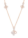 Be Boodles Large Rose Gold Diamond Pendant