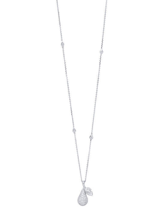 Orchard Pavé White Gold Diamond Pendant