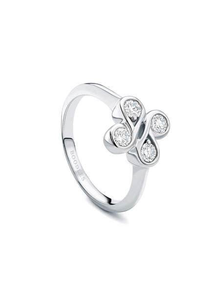 Be Boodles Classic Motif White Gold Ring