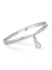 Orchard Pavé White Gold Diamond Bangle