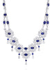 Blues and Royals Sapphire Diamond Necklace