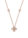 Be Boodles Mini Rose Gold Diamond Pendant