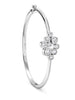 Raindance Platinum Diamond Cluster Bangle