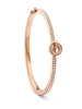 Roulette Rose Gold Diamond Bangle