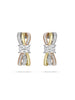 Ribbons Ashoka Diamond Hoop Earrings