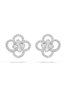 Small hot sale platinum earrings