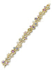 Secret Garden Yellow Gold Diamond Sapphire Bracelet