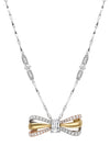 Ribbons Ashoka Diamond Pendant