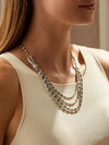 Ribbons Ashoka Platinum Diamond Necklace