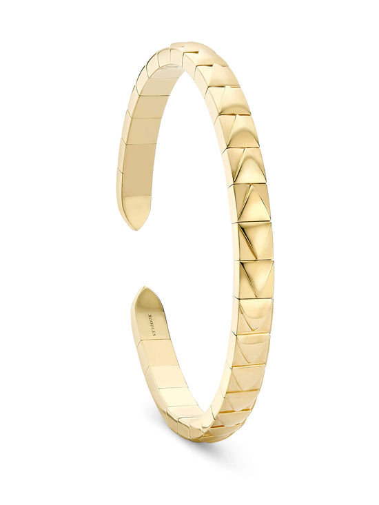 Be You Yellow Gold Arrow Bangle