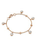 Beach Medium Rose Gold Diamond Bracelet