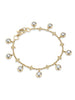 Beach Large Yellow Gold Diamond Bracelet