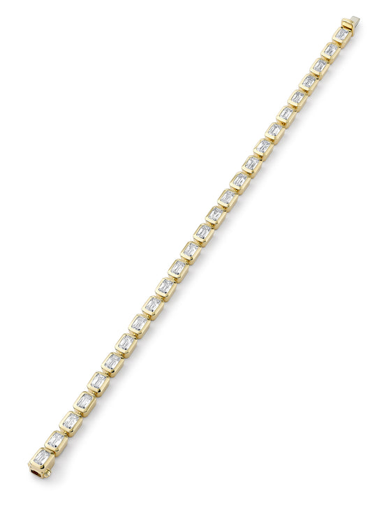 Florentine Ashoka Diamond Yellow Gold Bracelet