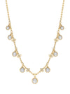 Beach Medium Yellow Gold Diamond Necklace